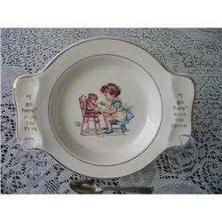  RARE Vintage Baby or Child's Dish  #978069