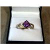 Image 1 : Amethyst and Diamond Ring #978212