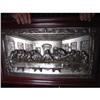Image 1 : Pressed metal, Last Supper Wood Frame #978226