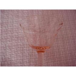 stemware, pink #993317