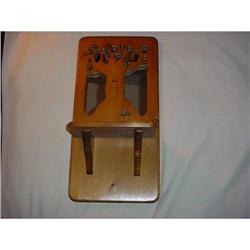 shelf, hanging,  wooden, with mirrow #993321