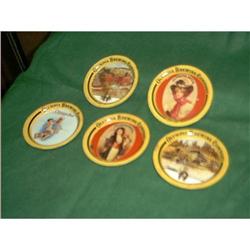 5 Beer Tin Coasters #993436