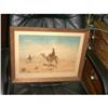 Image 1 : Desert Scene Print Signed  #993449