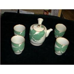 Old Asian 5 PieceTea Set #993469