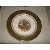 Image 1 : Tree House Plate. Signed 22K Gold.  #993496