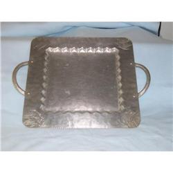 Everlast Metal Tray. Hand Forged with Handles.  #993510