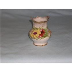 Beautiful Flowered Vase Signed.  #993519