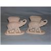 Image 1 : Pair of Porcelain Elephant Vases. Signed  #993522