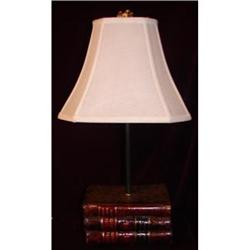 OLD 19TH CENTURY LAW BOOKS MADE INTO TABLE LAMP #993563