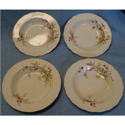 4 ANTIQUE BROWNFIELD & SONS SOUP BOWLS #993579