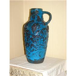 LARGE RUSCHA GERMAN POTTERY VASE/JUG...LAVA #993590