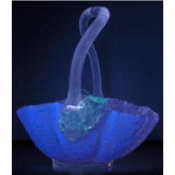 Italian Overshot Glass Basket #993646