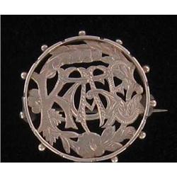 Victorian Silver Brooch  #993654