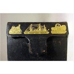 Antique Ropers Engineers  Book Leather Gilt #993680