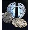 Image 1 : Three Matching Silver Plated Wallace Trivets #993695