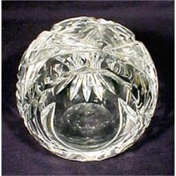 Unique Vintage Cut Glass Ashtray Bowl Shape #993704