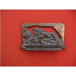 LION OF LUCERNE BOOK END  #993709