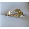 Image 1 : Estate 14k Emerald and Diamond Ring #993716