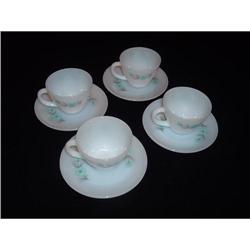King-Fire set of 4 decorative cup and saucers #993741