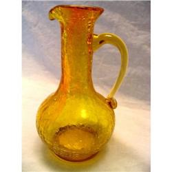 Crackle Glass Pitcher #993760