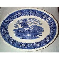 STUNNING ENGLISH SCENIC BLUE/WHITE #993790