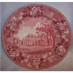 WEDGWOOD HISTORICAL PLATE MONTICELLO/JEFFERSON  #993818