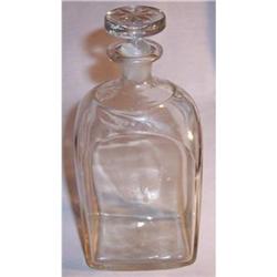 Antique blown case bottle-gold floral-1790-1820 #993828