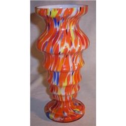 Czechoslovakian art glass Deco vase-1920's-30's #993832