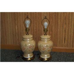 Lamps- Lusterware Table Lamps #1006370