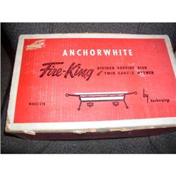 Serving Dish with Twin Candle Warmer #1006467