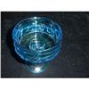 Image 1 : Pressed Blue Glass Candy Dish #1006500