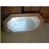 Image 1 : Etched Oak Framed Mirror #1006505