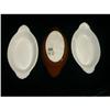 Image 1 : Set of 3 Serving Dishes Signed HALL  #1006537