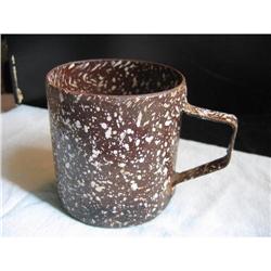 Enamelware Cast Iron MUG-Old #1006565