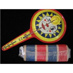 New Year's NOISEMAKER--Kirchhof CLOWN Paddle #1006580