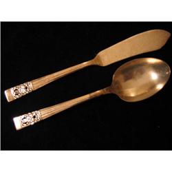 "Coronation" Sugar Spoon & Butter Knife #1006581
