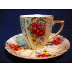 Occupied Japan demitasse cup & saucer--Ucagco #1006598