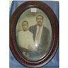 Black Americana Framed Photo of Man & Woman #1006682