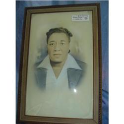 Black Americana Framed Photo of a Lady #1006685