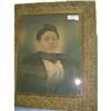 Black Americana Framed Pastel - Lady #1006687