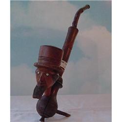 Wooden "Figural" Carved Pipe #1006700