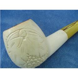 Pipe - Carved "Leaf" Motif MEERSCHAUM #1006703
