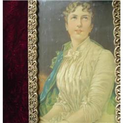 Art Nouveau Frame - "Chromo Litho Lady" Picture#1006716