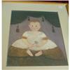 Image 1 : Framed ~ "Baby with Rattle" Lithograph #1006717