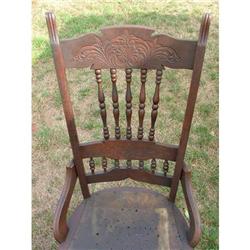 ANTIQUE CARVED BACK SIDE CHAIR VERY OLD, 1800'S#1006870