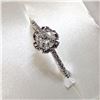 Image 3 : 14K WHITE GOLD DIAMOND (0.65CT) DIAMOND (0.25CT) RING