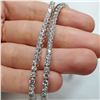 Image 2 : SILVER CZ NECKLACE 25"