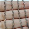 Image 2 : 10K WHITE GOLD  CHAIN 16"
