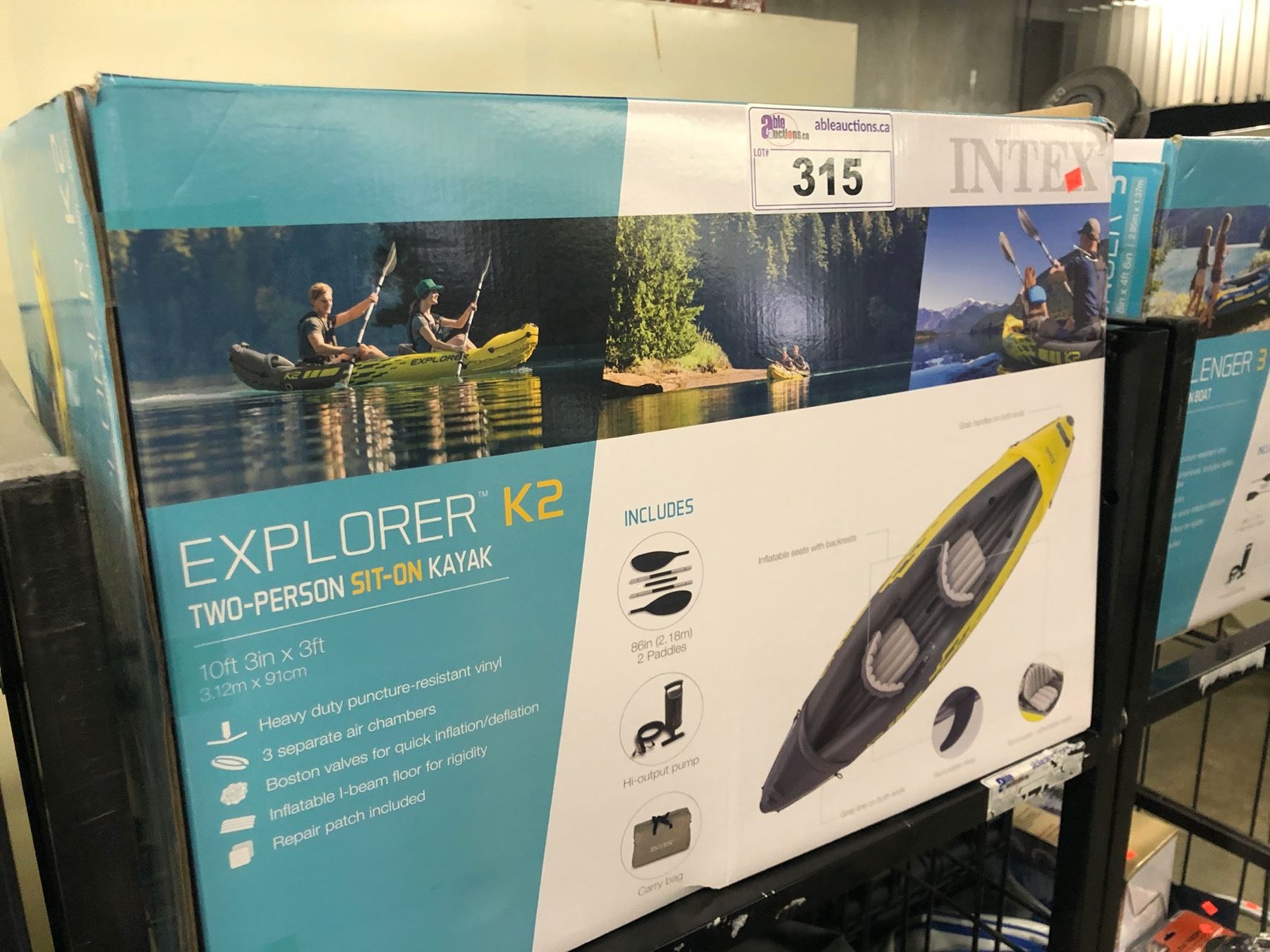 Exploerer K2 INTEX EXPLORER K2 INFLATABLE KAYAK