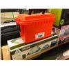 Image 1 : WATERPROOF TACKLE BOX AND ORION 3 PERSON TENT